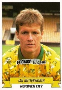 Sticker Ian Butterworth - English Football 1992-1993 n. 161 - Panini