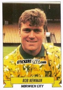 Figurina Rob Newman - English Football 1992-1993 n. 164 - Panini
