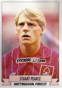 Sticker Stuart Pearce - English Football 1992-1993 n. 171 - Panini