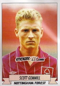 Sticker Scot Gemmill - English Football 1992-1993 - Panini