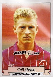 Sticker Scot Gemmill - English Football 1992-1993 n. 175 - Panini