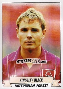 Figurina Kingsley Black - English Football 1992-1993 n. 176 - Panini