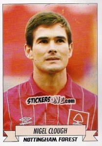 Sticker Nigel Clough - English Football 1992-1993 n. 177 - Panini