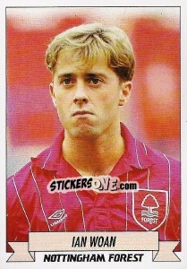Sticker Ian Woan - English Football 1992-1993 n. 178 - Panini