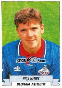 Cromo Nick Henry - English Football 1992-1993 n. 186 - Panini