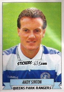 Sticker Andy Sinton - English Football 1992-1993 n. 199 - Panini