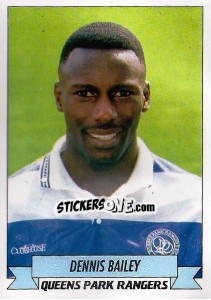 Sticker Dennis Bailey - English Football 1992-1993 n. 200 - Panini