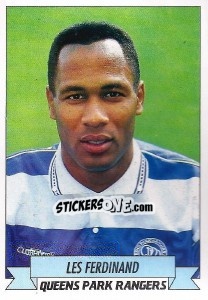 Sticker Les Ferdinand - English Football 1992-1993 n. 201 - Panini