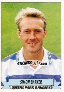 Sticker Simon Barker - English Football 1992-1993 n. 202 - Panini