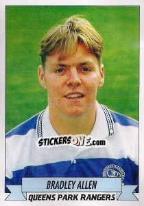 Sticker Bradley Allen - English Football 1992-1993 n. 204 - Panini