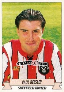 Sticker Paul Beesley - English Football 1992-1993 n. 208 - Panini