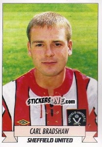 Cromo Carl Bradshaw - English Football 1992-1993 n. 213 - Panini