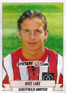 Sticker Mike Lake - English Football 1992-1993 n. 216 - Panini