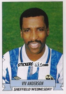 Sticker Viv Anderson - English Football 1992-1993 n. 218 - Panini