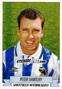 Figurina Peter Shirtliff - English Football 1992-1993 n. 227 - Panini