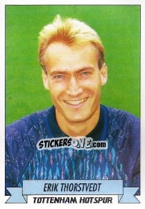 Figurina Erik Thorstvedt - English Football 1992-1993 - Panini