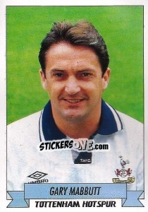 Sticker Gary Mabbutt - English Football 1992-1993 - Panini