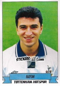 Cromo Nayim - English Football 1992-1993 n. 249 - Panini