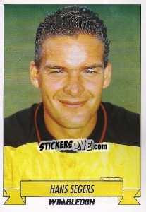 Sticker Hans Segers - English Football 1992-1993 n. 253 - Panini