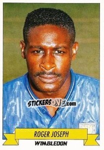 Sticker Roger Joseph - English Football 1992-1993 n. 255 - Panini