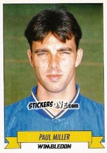 Sticker Paul Miller - English Football 1992-1993 - Panini