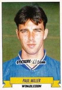 Sticker Paul Miller - English Football 1992-1993 n. 256 - Panini