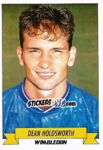 Figurina Dean Holdsworth - English Football 1992-1993 - Panini