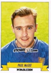 Sticker Mark McGee - English Football 1992-1993 n. 262 - Panini