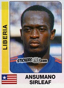 Cromo Ansumano Sirleaf - African Cup of Nations 1996 - Panini