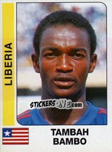 Figurina Tambah Bambo - African Cup of Nations 1996 - Panini