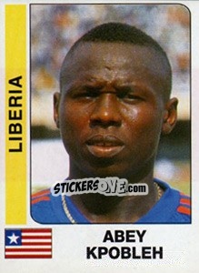 Sticker Abey Kpoblem - African Cup of Nations 1996 - Panini