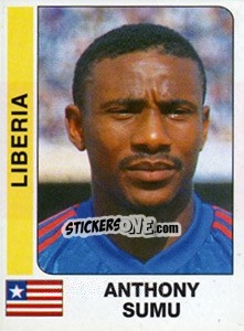 Sticker Antonhy Sumu - African Cup of Nations 1996 - Panini