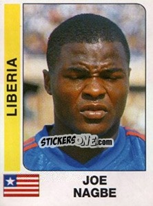 Cromo Joe Nagbe - African Cup of Nations 1996 - Panini