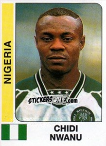 Cromo Chidi Nwanu - African Cup of Nations 1996 - Panini