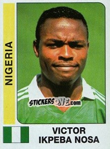 Cromo Victor Ikpeba - Nosa - African Cup of Nations 1996 - Panini