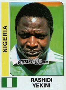 Sticker Rashidi Yekini - African Cup of Nations 1996 - Panini
