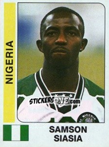 Figurina Samson Siasia - African Cup of Nations 1996 - Panini