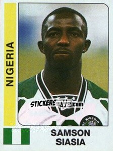 Sticker Samson Siasia - African Cup of Nations 1996 n. 203 - Panini