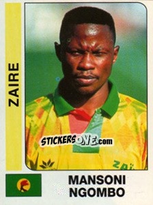 Figurina Mansoni Ngombo - African Cup of Nations 1996 - Panini