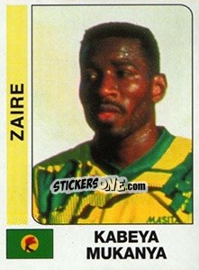 Cromo Kabeya Mukanya - African Cup of Nations 1996 - Panini
