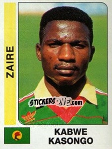 Cromo Kabwe Kasongo - African Cup of Nations 1996 - Panini