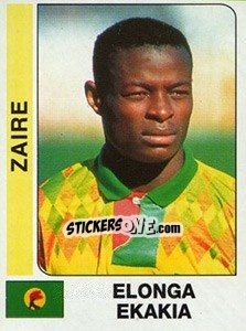 Sticker Elonga Ekakia - African Cup of Nations 1996 n. 216 - Panini