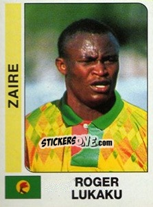 Sticker Roger Lukaku - African Cup of Nations 1996 n. 218 - Panini