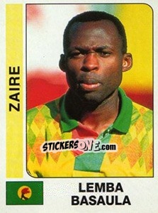 Cromo Lemba Basaula - African Cup of Nations 1996 - Panini
