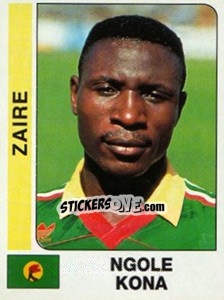 Cromo Ngole Kona - African Cup of Nations 1996 - Panini