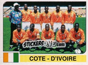Sticker Team - African Cup of Nations 1996 n. 222 - Panini