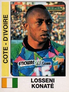 Sticker Lossent Konate - African Cup of Nations 1996 n. 224 - Panini