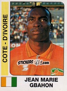 Cromo Jean Marie Gbahon - African Cup of Nations 1996 - Panini