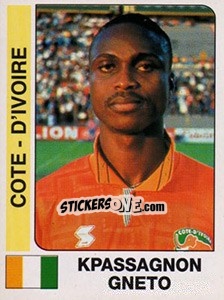Sticker Kpassagnon Gneto - African Cup of Nations 1996 - Panini