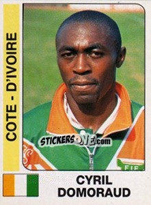 Sticker Cyril Domoraud - African Cup of Nations 1996 - Panini